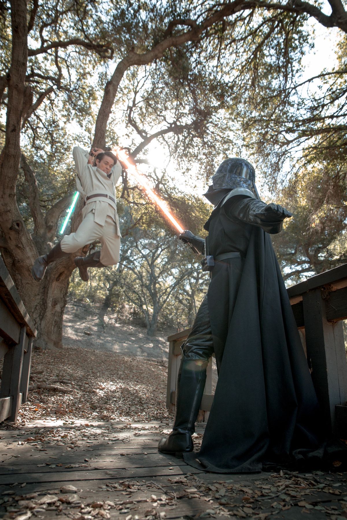 Hire a Jedi for birthday parties - Star Wars Light Side character performer