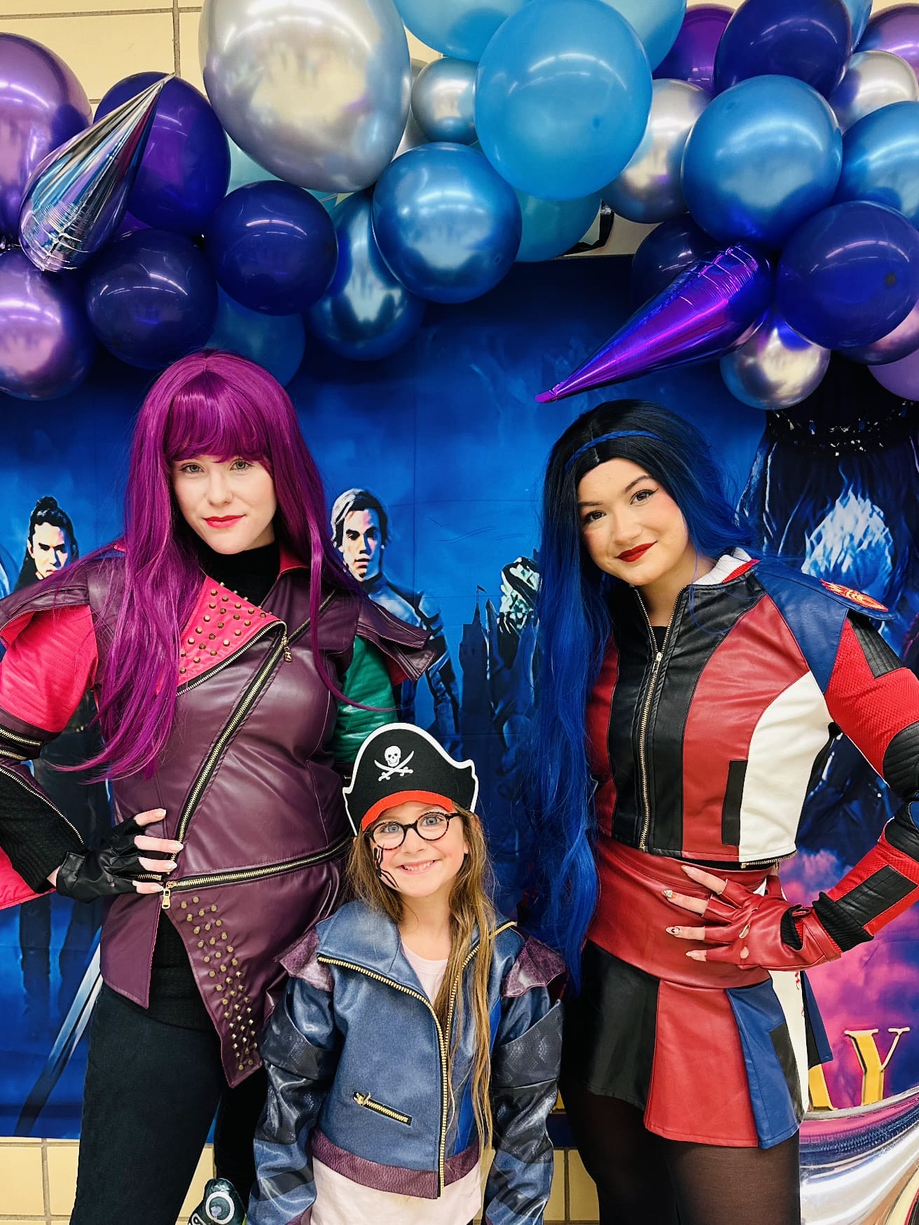 Hire Mal for birthday parties - Descendants character performer